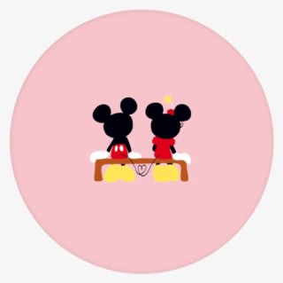 Disney Pop Grip - Mickey And Minnie Mouse Love - Transparent PNG Free Download