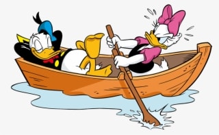 Hobbys - - Donald Duck Mickey Mouse Boat - Transparent PNG Free Download