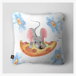 Watercolor Mouse Clipart Set - Mockup - Transparent PNG Free Download