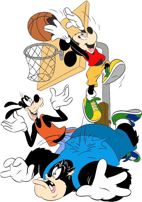 Mickey Mouse Pals Clipart - Disney Basketball Clipart - Transparent PNG Free Download