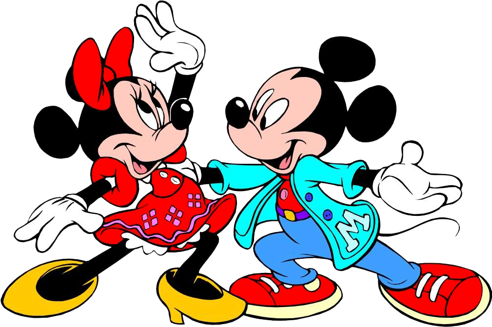 Mickey And Minnie Mouse Clipart - Dancing - Transparent PNG Free Download