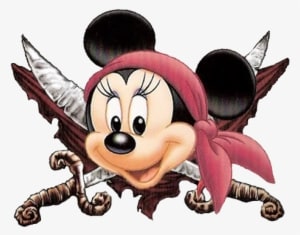 Mickey Mouse Pirate - Pirate Mickey - Transparent PNG Free Download