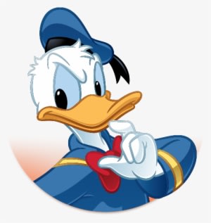 Clipart Friends Mickey Mouse Clubhouse - Donald Duck Temporary Tattoo - Transparent PNG Free Download