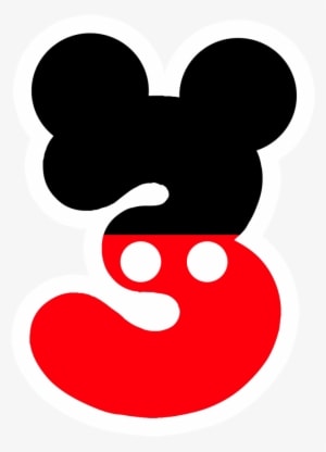 4daniela4's Image Fiesta Mickey Mouse, Mickey Mouse - Numero 3 Mickey Png - Transparent PNG Free Download