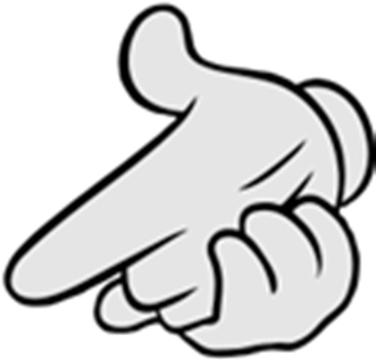 Mickey Hand Png - Crooks And Castles Air Gun - Transparent PNG Free Download