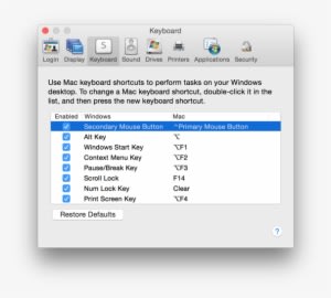 If You're Using A One Button Apple Mouse And Usually - Mac To Windows Remote Desktop Keyboard - Transparent PNG Free Download