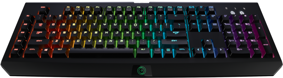 Gaming Mouse And Keyboard Png Jpg Black And White Stock - كيبورد ريزر - Transparent PNG Free Download