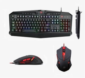 Redragon S101 Gaming Keyboard Mouse Combo, Rgb Led - Redragon Harpe Rgb Gaming Keyboard - Transparent PNG Free Download