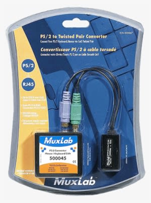 Keyboard Mouse Converter Kit - Muxlab 2 X Cctv Screw Terminal Balun - Transparent PNG Free Download