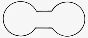 Minnie Mouse Ears Transparent - Line Art - Transparent PNG Free Download