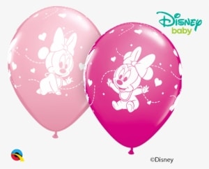 Baby Minnie Mouse Hearts - Mminnie Baby Png - Transparent PNG Free Download