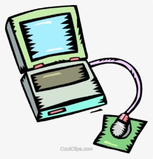 Laptop Computer And Mouse Pad Royalty Free Vector Clip - Typing - Transparent PNG Free Download