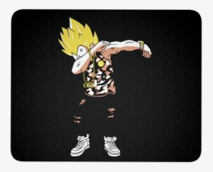 Super Saiyan Vegeta Dab Dance Mouse Pad - Songoku Dab - Transparent PNG Free Download