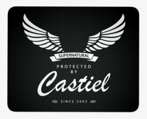 Protected By Castiel Mouse Pad - Protected By Castiel - Transparent PNG Free Download