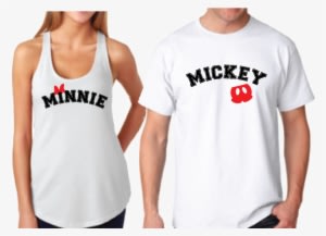 Mickey Mouse Pants Minnie Mouse Bow - Disney Christmas Couple Shirts - Transparent PNG Free Download