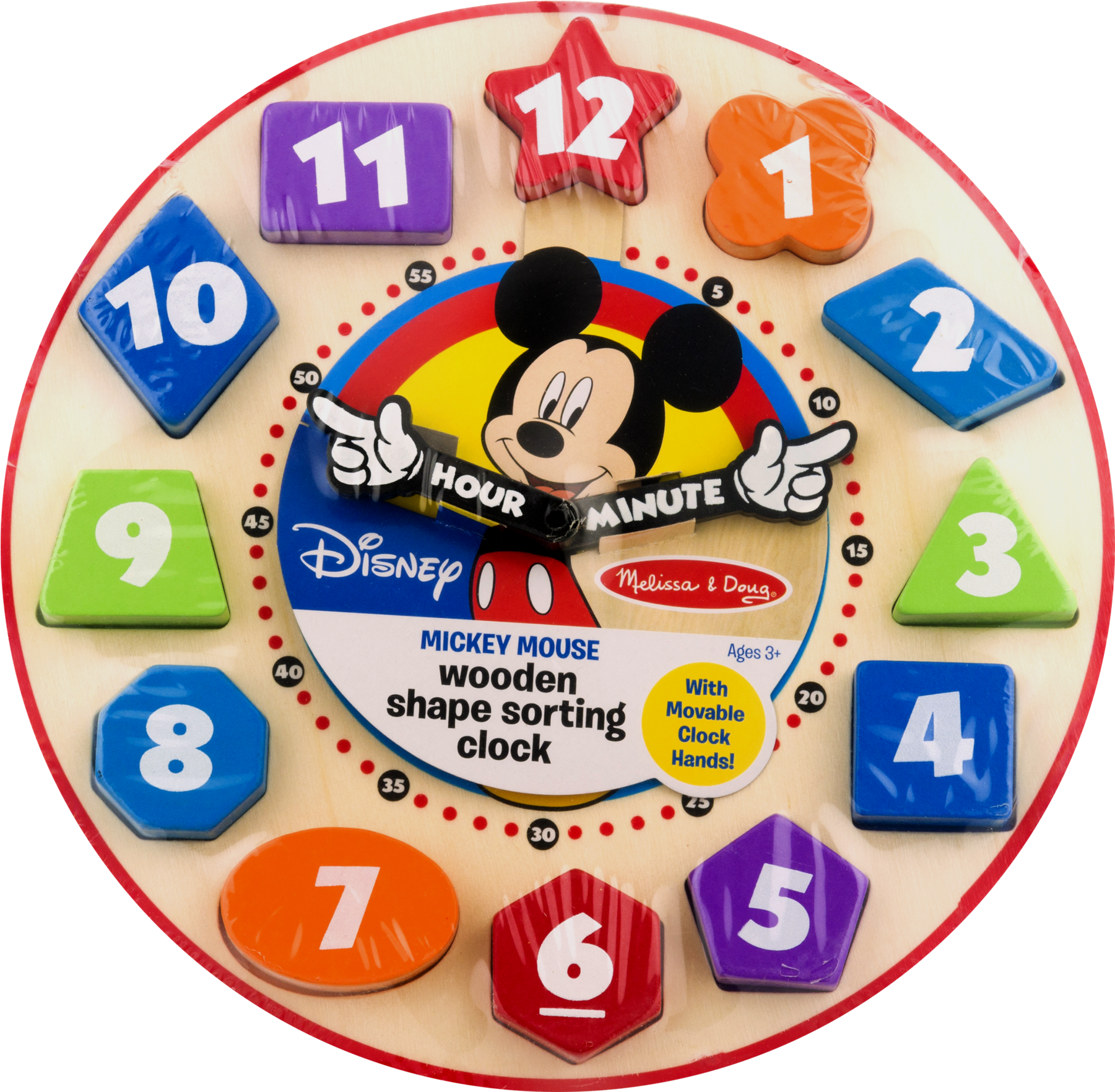 Melissa & Doug Disney Mickey Mouse Wooden Shape Sorting - Melissa & Doug Disney Mickey Mouse Wooden Shape - Transparent PNG Free Download
