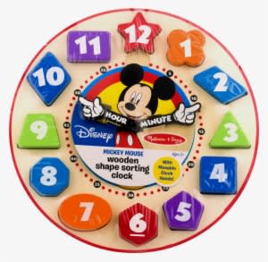 Melissa & Doug Disney Mickey Mouse Wooden Shape Sorting - Melissa & Doug Disney Mickey Mouse Wooden Shape - Transparent PNG Free Download