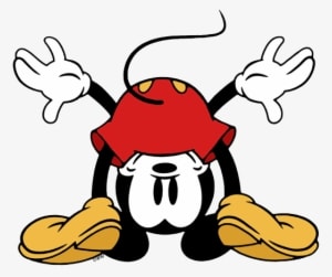 Mickey Mouse Peeking Png Svg Free Stock - Peek A Boo Clipart - Transparent PNG Free Download