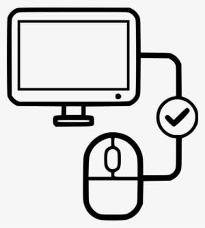 Screen Checked Computer Mouse Desktop Monitor Comments - Icon - Transparent PNG Free Download