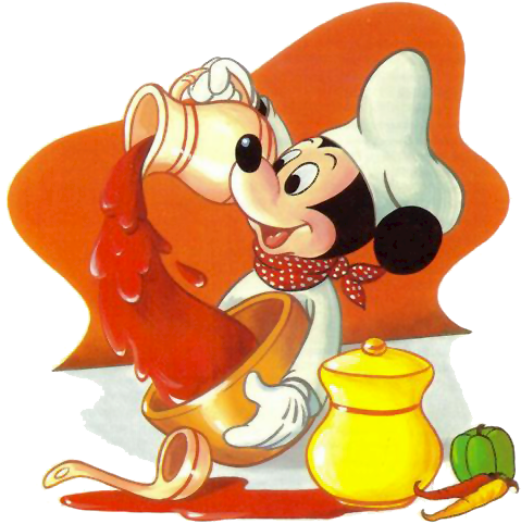 Chef Mickey Mouse Clipart - Mickey Y Minnie Chef - Transparent PNG Free Download