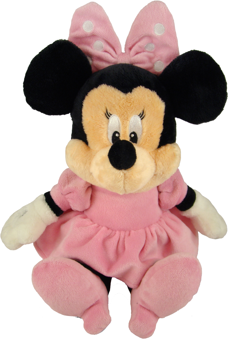 Minnie Mouse Plush With Chime - Transparent PNG Free Download