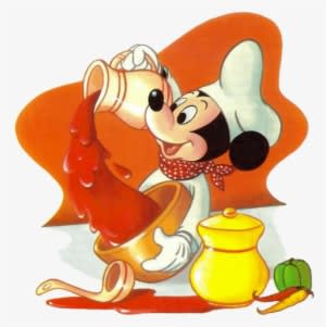 Chef Mickey Mouse Clipart - Mickey Y Minnie Chef - Transparent PNG Free Download