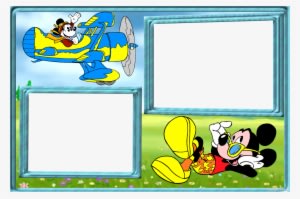 Marco De Fotos De Retro Mickey Mouse - Transparent PNG Free Download