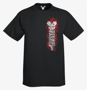 Disney Family Paint Splash Graphic Tee - Fhritp Shirt - Transparent PNG Free Download