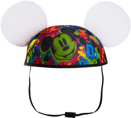 Disney® Electric Holiday Glow In The Dark Mickey Mouse® - Disneyland Paris Led Light Up Hat Mickey Mouse Ears - Transparent PNG Free Download