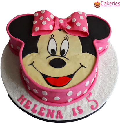 Minnie Mouse Cake - Birthday Cake - Transparent PNG Free Download