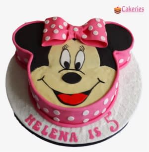 Minnie Mouse Cake - Birthday Cake - Transparent PNG Free Download