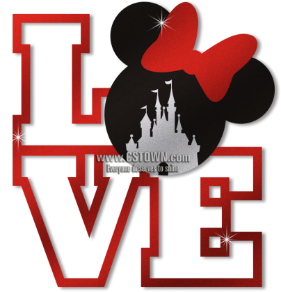 Love Disney Minnie Mouse Cartoon Heat Transfer - Sugarcoateddreams Personal Listing For Rose - Personalized - Transparent PNG Free Download