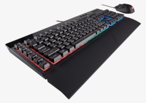 Corsair K55 Harpoon Rgb Mouse Gaming Combo - Logitech G213 Prodigy Gaming Keyboard - Transparent PNG Free Download
