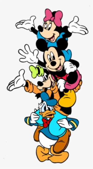 Cartoon Clipart Mickey Mouse Minnie Mouse Goofy Mickey - Mickey And Friends Gif - Transparent PNG Free Download