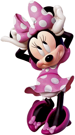 Minnie Mouse Clipart - Minnie Rosa Png Fundo Transparente - Transparent PNG Free Download