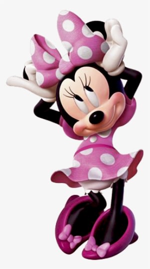 Minnie Mouse Clipart - Minnie Rosa Png Fundo Transparente - Transparent PNG Free Download