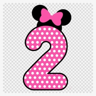 2 Minnie Png Clipart Minnie Mouse Mickey Mouse Clip - Numero 2 Minnie Png - Transparent PNG Free Download