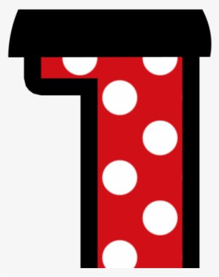 Numbers Clipart Mickey Mouse - Number 1 Mickey Png - Transparent PNG Free Download