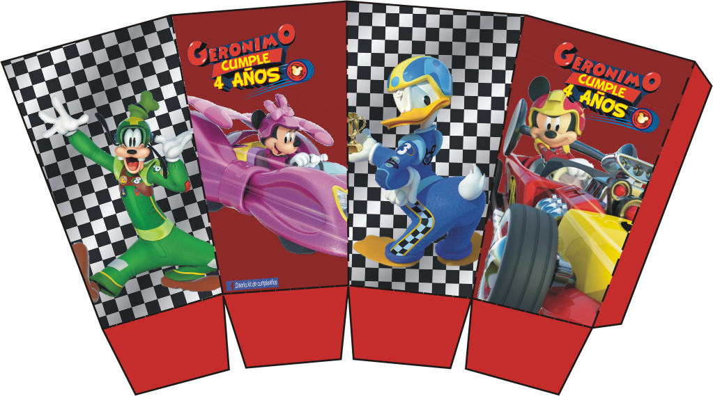 Mickey Mouse And The Roadster Racers - Jumbo Disney Mickey Roadster Racers 4 In 1 Puzzle - Transparent PNG Free Download