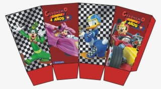 Mickey Mouse And The Roadster Racers - Jumbo Disney Mickey Roadster Racers 4 In 1 Puzzle - Transparent PNG Free Download