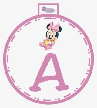 Baby Disney, Minnie Mouse, Mice, Numbers, Letters, - Disney Baby Minnie Mouse Edible Image Cake Toppers - Transparent PNG Free Download