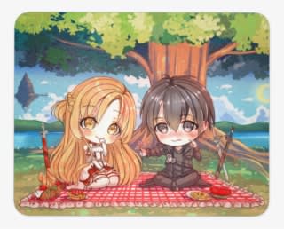 Sword Art Online Chibi Mouse Pad - Manga - Transparent PNG Free Download