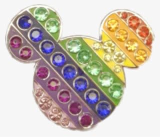 Mickey Gaypride Pride Rainbow Ears Mouse Sweet Disney - Crystal - Transparent PNG Free Download
