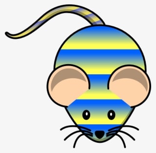 Striped Mouse Svg Clip Arts 600 X 592 Px - Transparent PNG Free Download