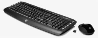 Hp Wireless Multimedia Keyboard & Mouse - Hp Classic Desktop J8f13aa - Transparent PNG Free Download