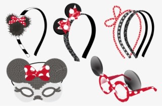 A Selection Of Minnie Mouse Accessories That I Designed - Transparent PNG Free Download