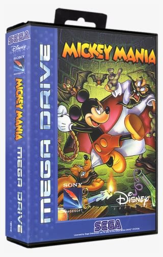 Mickey Mania - Mickey Mania Mega Drive Cover - Transparent PNG Free Download