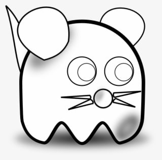 Newbie Mouse Black White Line Animal 999px 141 - Circle - Transparent PNG Free Download