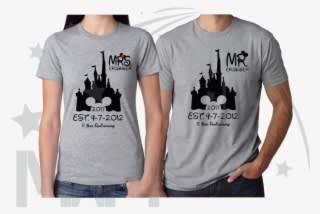 Mr Mrs Last Name Cinderella Castle Mickey Mouse Head - My Favorite Disney Villain Is My Wife - Transparent PNG Free Download