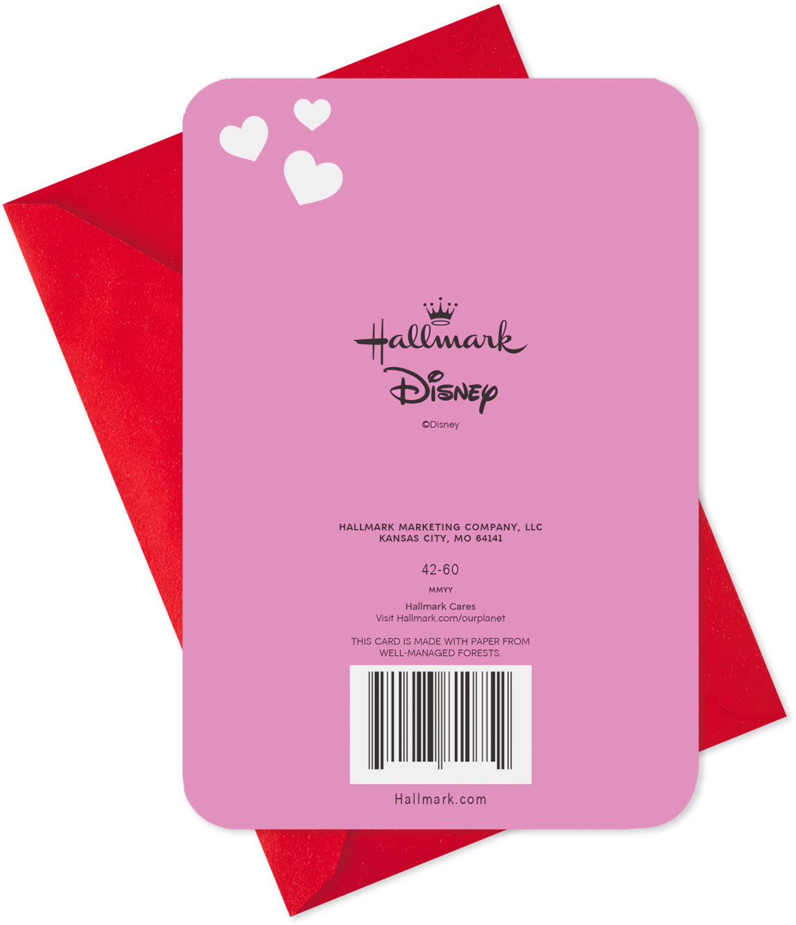 Minnie Mouse Valentine's Day Card For Granddaughter - Hallmark Cards - Transparent PNG Free Download